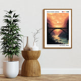 New River Gorge National Park Poster, US National Parks Poster, West Virginia Poster, Travel Poster, Landscape Art, Adventure Poster