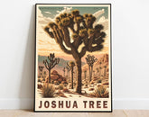 Joshua Tree National Park Poster, California Poster, US National Parks Poster, Travel Wall Art, Nature Lover Gift, Landscape Poster