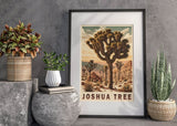 Joshua Tree National Park Poster, California Poster, US National Parks Poster, Travel Wall Art, Nature Lover Gift, Landscape Poster