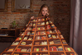 Library Blanket, Book Lover Blanket, Bookish Blanket, Reading Blanket, Bookworm Blanket, Bookaholic Blanket, Librarian Blanket
