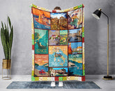 Italy Blanket, Venice Blanket, Capri Italy Blanket, Italian Blanket, Culture Blanket, Adventure Blanket, Traveler Blanket, Nature Blanket