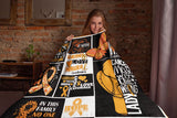 Leukemia Cancer Awareness Blanket, Leukemia Fighter Blanket, Orange Ribbon Blanket, Leukemia Warrior Blanket, Leukemia Support Blanket