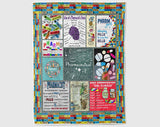 Pharmacy Blanket, Pharmacist Blanket, Pharmaceutical Blanket, Pharmaceutist Blanket, Druggist Gift, Chemist Blanket, Pharm Girl Blanket