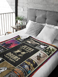 Jesus Is My Savior Drums Are My Therapy Blanket, Christian Drummer Blanket, Jesus Drum Blanket, Religious Musician Blanket, Musical Blanket