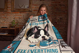 Boston Terrier Lover Blanket, Boston Terrier Dog Mom Blanket, Dog Lover Blanket, Dog Owner Blanket, Boston Terrier Mom Gift, Dog Mom Blanket