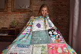 Pharmacy Blanket, Pharmacist Blanket, Pharmaceutical Blanket, Pharmaceutist Blanket, Druggist Gift, Chemist Blanket, Pharm Girl Blanket