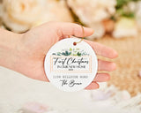 Personalized New Home Ornament, New Home Christmas Ornament, Wreath New House Ornament