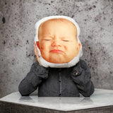 Custom Human Face Photo Pillow, Personalized Photo DIY Humanoid Cushion, Personalized Throw Pillows, Best Christmas Gifts