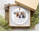 Our First Christmas Married Ornament, Married Photo Ornament, Personalized Wedding Gift, Newlywed Gift, Christmas Decor