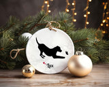Personalized Dog Loss Ornament, Dog Name Memorial Ornament, Loss of Dog, Pet Loss Gift, Dog Condolence Gift, Christmas Decor Dog Lovers Gift