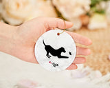 Personalized Dog Loss Ornament, Dog Name Memorial Ornament, Loss of Dog, Pet Loss Gift, Dog Condolence Gift, Christmas Decor Dog Lovers Gift
