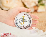 Custom Letter Name Christmas Ornament, Baby's First Christmas Ornament, Custom Name Baby Ornament, Christmas Reindeer Ornament