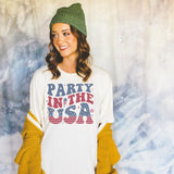 Retro Party in The USA Shirt, Party in The Usa T-Shirt, Usa Patriotic Tee, 4th of July Party TShirt, Trendy Usa Celebration Shirt