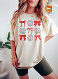 Coquette 4th of July Bow T Shirt, Soft Girl Patriotic TShirt, Cute Independence Day Tee, American Girly Gift, Fourth of July Country