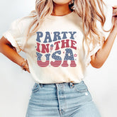 Retro Party in The USA Shirt, Party in The Usa T-Shirt, Usa Patriotic Tee, 4th of July Party TShirt, Trendy Usa Celebration Shirt