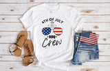 Fourth of July BBQ Shirt, Patriotic shirt, Family Crew Shirt, BBQ Crew, 4th of July Party Celebration, Matching shirts, BBQ Shirt, Unisex