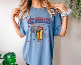Just Here For The Wieners Shirt, 4th Of July Shirts, Gift For Independence Day, 4th of July Funny Hot Dog, Retro USA Shirts, Retro America