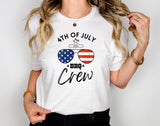 Fourth of July BBQ Shirt, Patriotic shirt, Family Crew Shirt, BBQ Crew, 4th of July Party Celebration, Matching shirts, BBQ Shirt, Unisex