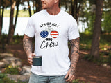 Fourth of July BBQ Shirt, Patriotic shirt, Family Crew Shirt, BBQ Crew, 4th of July Party Celebration, Matching shirts, BBQ Shirt, Unisex