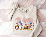 Chicken 4th July Shirt, American Flag Shirt, Chicken Lover Shirt, Independence Shirt, Western Shirt, Farm Animals Shirt, Patriotic Shirt