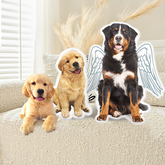 Custom Pet Memorial Pillow, Personalized Pet Memorial Gift, Dog Pillow, Cat Pillow, Custom Shaped Pillow, Pet Lover Gift, Dog Loss Gift