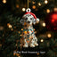 Customized Name Dalmatian Christmas Ornament, Dog First Christmas FLAT Ornament, Personalized Puppy Ornament