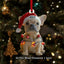 Custom French Bulldog Flat Ornament, Christmas French Bulldog Ornament, French Bulldog Christmas, French Bulldog Gifts, Christmas Decor
