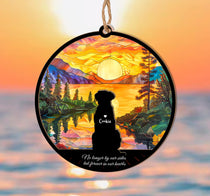 Custom Dog Memorial Suncatcher, Custom Pet Memorial Gift, Loss of Pet Sympathy Gift, Dog Loss Gift, Dog Owner Gift, Gift For Dog Lovers