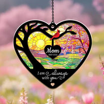 Custom Mom Memorial Suncatcher, Loss Of Mom Sympathy Gift, In Loving Memory Of Mom Gift, Loss Of Mother Suncatcher, Bereavement Gift