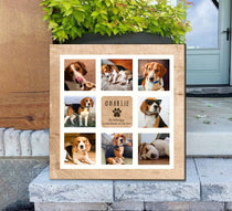 Personalized Pet Memorial Photo Collage Frame, Custom Pet Photo Gift, Pet Memorial Gift, Pet Loss Sympathy Gift, Loss Of Dog Gift