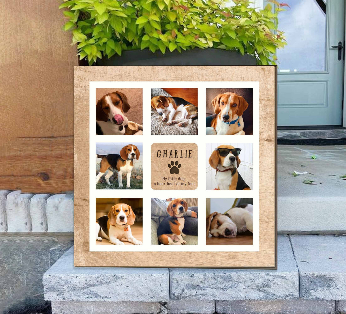 Personalized Pet Memorial Photo Collage Frame, Custom Pet Photo Gift, Pet Memorial Gift, Pet Loss Sympathy Gift, Loss Of Dog Gift