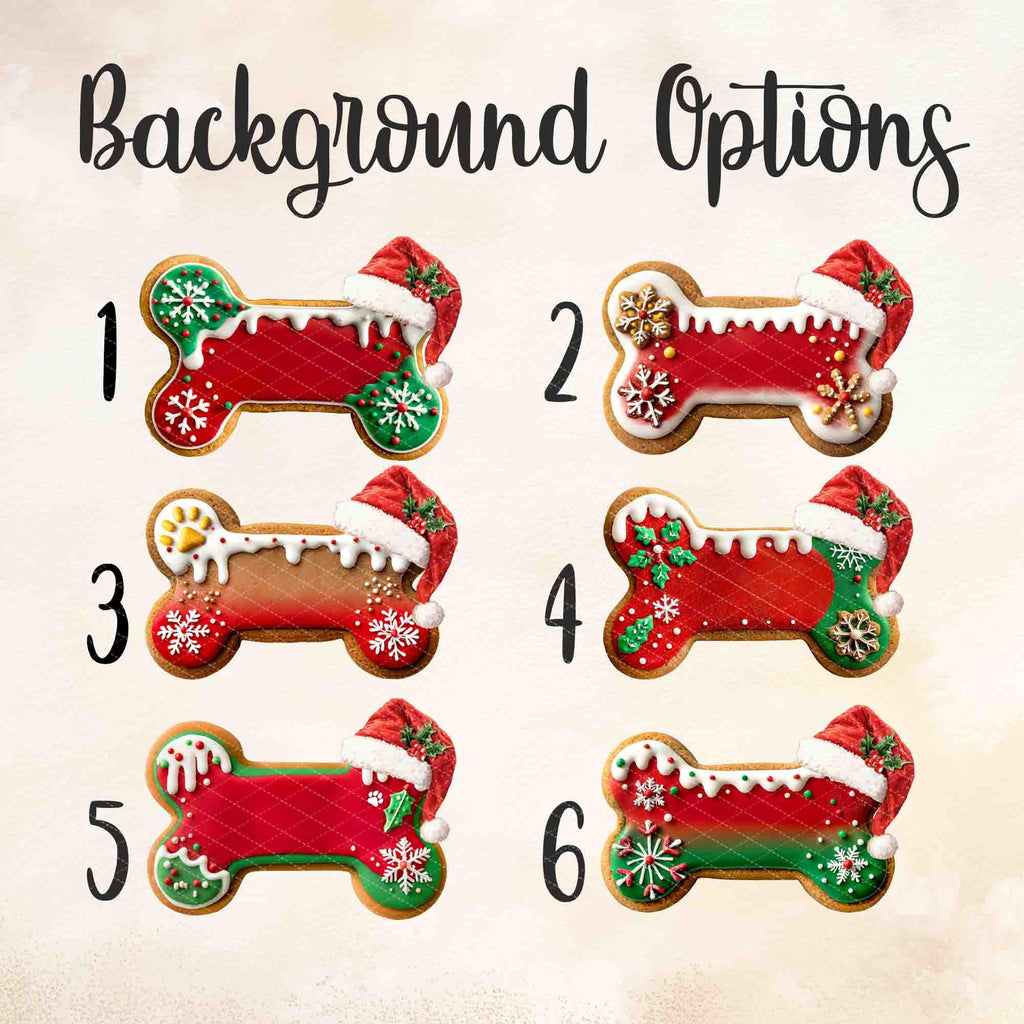 Custom Dog Bone Gingerbread Christmas Ornament, Custom Dog Ornament, Pet Ornament, Dog Lover Gift, New Dog Ornament, Christmas Decor