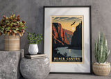 Black Canyon Of The Gunnison National Park Poster, US National Parks Poster, Colorado Wall Art, Travel Poster, Adventure Art, Nature Poster