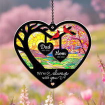 Custom Loss Of Loved One Memorial Suncatcher, Loss Of Mom Sympathy Gift, In Loving Memory Of Dad Gift, Mom Loss Gift, Bereavement Gift