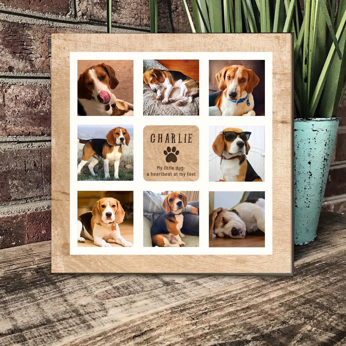 Personalized Pet Memorial Photo Collage Frame, Custom Pet Photo Gift, Pet Memorial Gift, Pet Loss Sympathy Gift, Loss Of Dog Gift