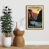 Black Canyon Of The Gunnison National Park Poster, US National Parks Poster, Colorado Wall Art, Travel Poster, Adventure Art, Nature Poster