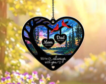 Custom Loss Of Loved One Memorial Suncatcher, Loss Of Mom Sympathy Gift, In Loving Memory Of Dad Gift, Mom Loss Gift, Bereavement Gift