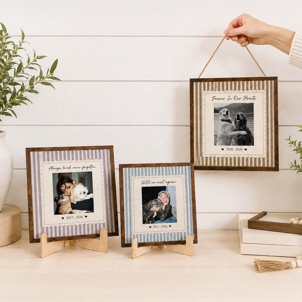 Personalized Dog Memorial Frame, Custom Pet Memorial Gift, Dog Loss Sympathy Gift, Cat Memorial Frame, Dog Photo Keepsake, Pet Loss Gift
