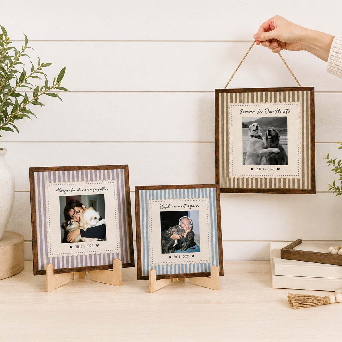 Personalized Dog Memorial Frame, Custom Pet Memorial Gift, Dog Loss Sympathy Gift, Cat Memorial Frame, Dog Photo Keepsake, Pet Loss Gift