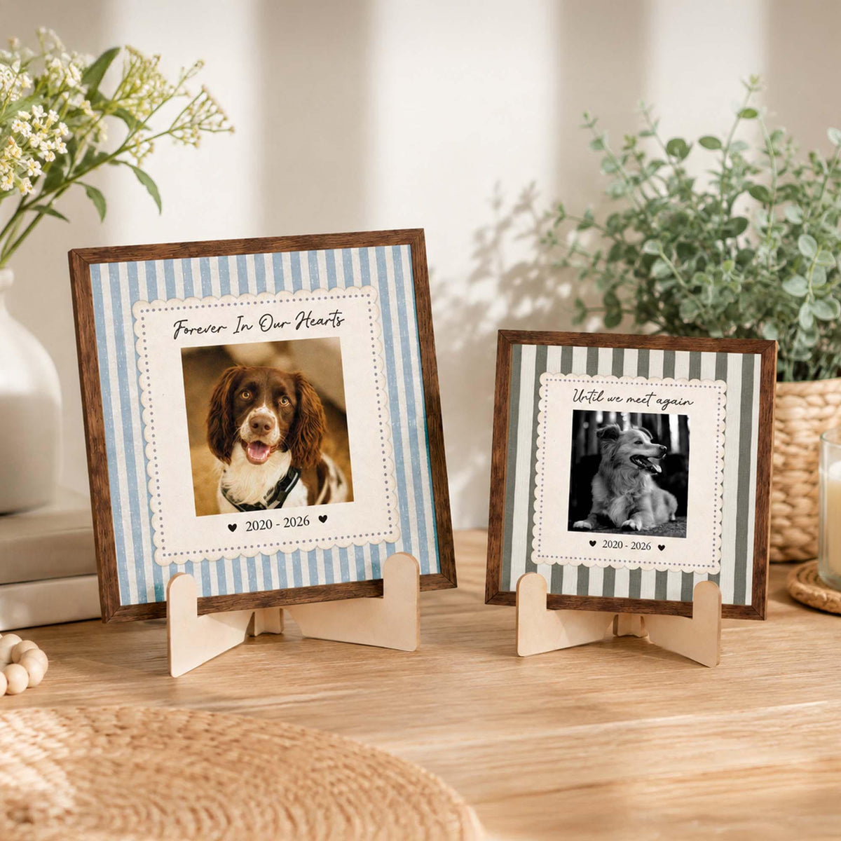 Personalized Dog Memorial Frame, Custom Pet Memorial Gift, Dog Loss Sympathy Gift, Cat Memorial Frame, Dog Photo Keepsake, Pet Loss Gift