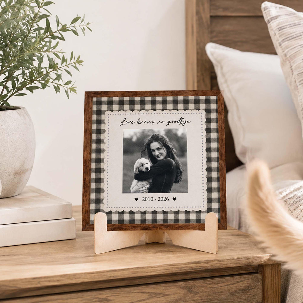 Personalized Dog Memorial Frame, Custom Pet Memorial Gift, Dog Loss Sympathy Gift, Cat Memorial Frame, Dog Photo Keepsake, Pet Loss Gift