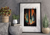 Carlsbad Caverns National Park Poster, US National Parks Poster, New Mexico Poster, Travel Poster, Adventure Art, Nature Poster