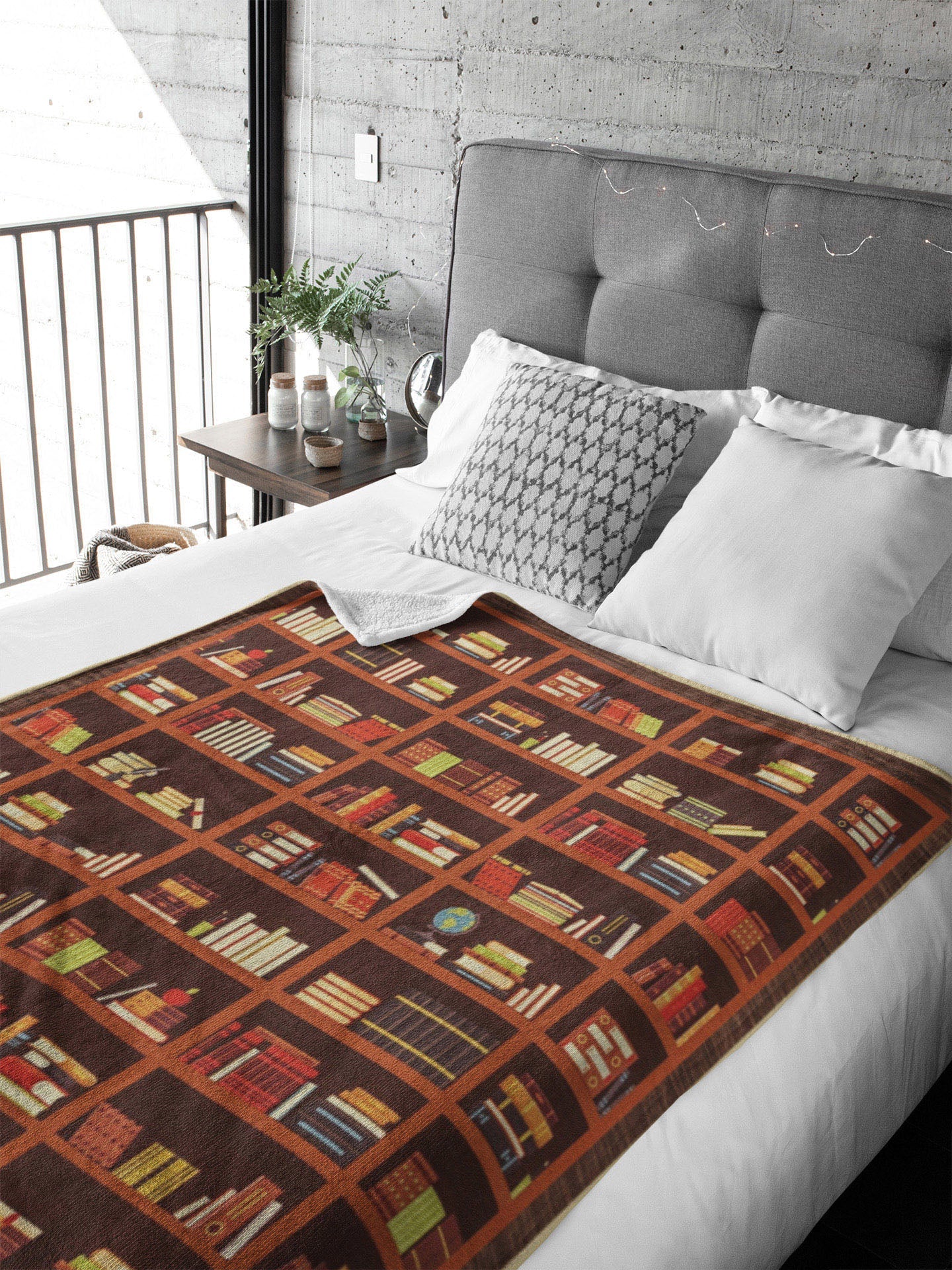 Library Blanket, Book Lover Blanket, Bookish Blanket, Reading Blanket, Bookworm Blanket, Bookaholic Blanket, Librarian Blanket