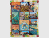 Italy Blanket, Venice Blanket, Capri Italy Blanket, Italian Blanket, Culture Blanket, Adventure Blanket, Traveler Blanket, Nature Blanket