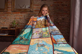 Italy Blanket, Venice Blanket, Capri Italy Blanket, Italian Blanket, Culture Blanket, Adventure Blanket, Traveler Blanket, Nature Blanket