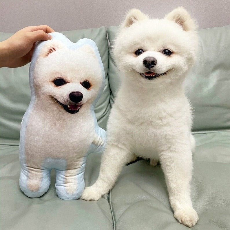 Custom Pet Pillow | Personalized Pillow | Pet Memorial Gift | Custom shaped pillow | Dog Pillow | Cat Pillow | Pet Lover Gift Main image