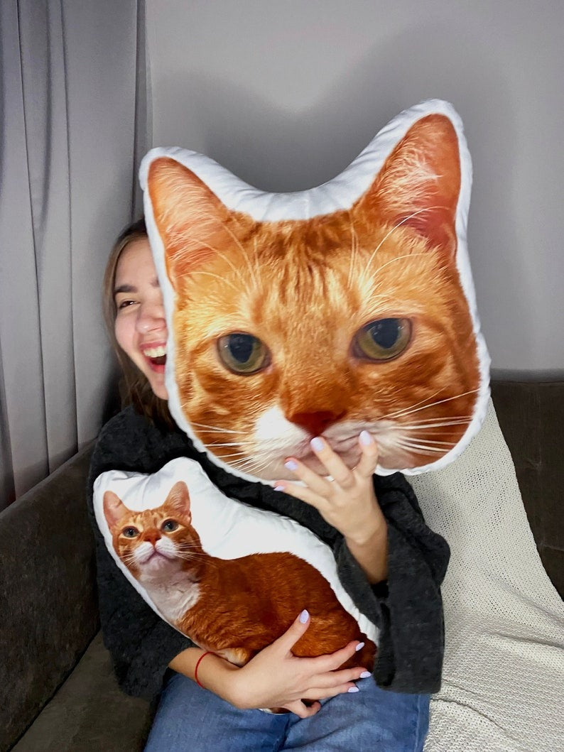 Personalized decorative custom pillow with your photo Main image