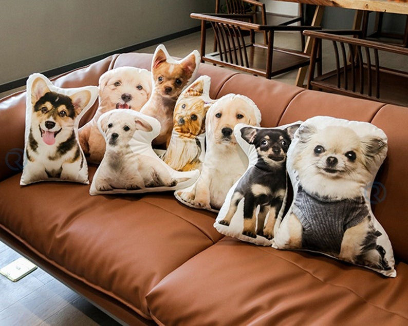 Custom Pet Pillow | Personalized Pillow | Pet Memorial Gift | Custom shaped pillow | Dog Pillow | Cat Pillow | Pet Lover Gift Main image