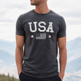 USA distressed Tshirt, 4th o July Shirt, USA Men's shirt, 4th of July t-Shirt, America Patriotic Shirt, Men's 4th of July tee, Men's USA tee