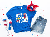 Happy Fourth of July Shirt, 4th Of July T-shirt, Fourth of July Shirt, Independence Day Shirt, Retro America Shirt, American Flag Shirt